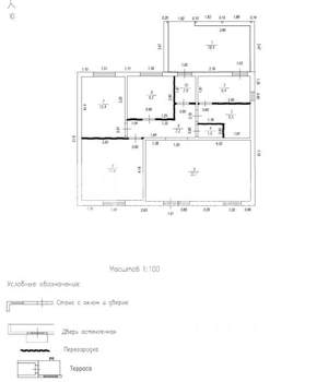 Дом 112м², 1-этажный, участок 6 сот.