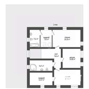 Дом 349м², 2-этажный, участок 10 сот.