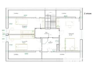 Дом 193м², 2-этажный, участок 6 сот.