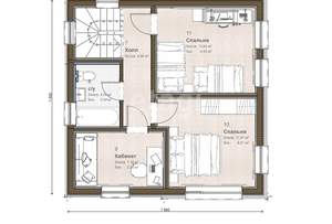 Дом 118м², 2-этажный, участок 5 сот.