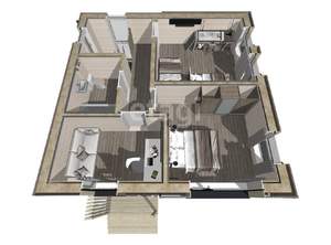 Дом 118м², 2-этажный, участок 5 сот.  
