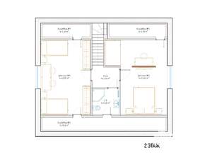 Коттедж 155м², 2-этажный, участок 6 сот.  