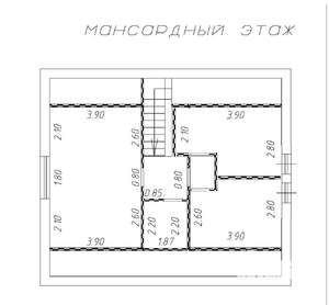 Дом 143м², 2-этажный, участок 6 сот.  