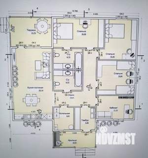 Дом 152м², 1-этажный, участок 8 сот.  