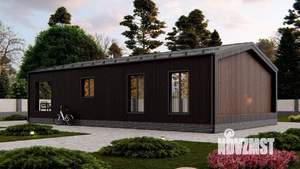 Дом 110м&sup2;, 1-этажный, участок 9 сот.  