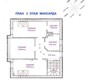 Дом 145м², 2-этажный, участок 5 сот.  