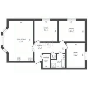 Таунхаус 125м², 2-этажный, участок 6 сот.  