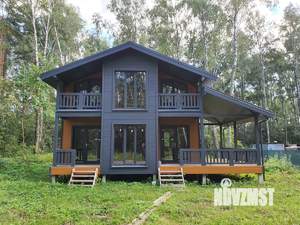 Дом 139м², 2-этажный, участок 8 сот.  