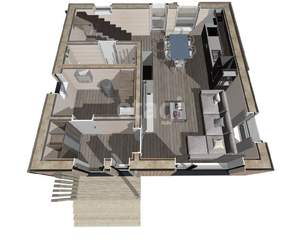 Дом 118м², 2-этажный, участок 5 сот.  