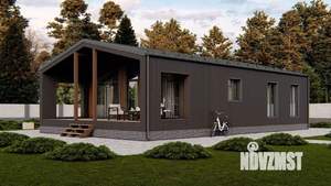 Дом 110м&sup2;, 1-этажный, участок 9 сот.  