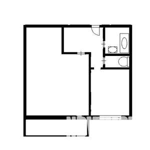 1-к квартира, на длительный срок, 42м2, 2/14 этаж