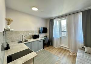 Студия квартира, на длительный срок, 21м2, 16/17 этаж