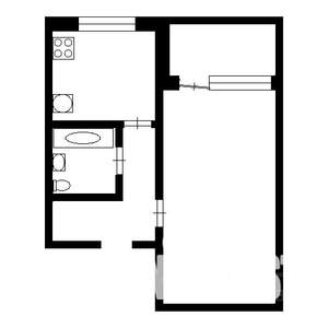 1-к квартира, на длительный срок, 34м2, 3/9 этаж