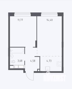 1-к квартира, на длительный срок, 40м2, 8/22 этаж