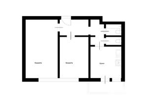 2-к квартира, на длительный срок, 50м2, 5/9 этаж