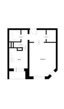 1-к квартира, на длительный срок, 42м2, 17/17 этаж