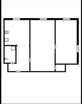 2-к квартира, на длительный срок, 45м2, 1/4 этаж