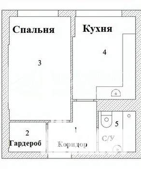 1-к квартира, на длительный срок, 30м2, 3/12 этаж