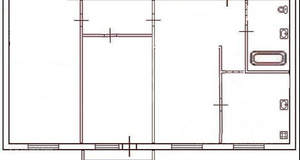 3-к квартира, на длительный срок, 60м2, 5/5 этаж