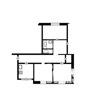 3-к квартира, на длительный срок, 73м2, 9/10 этаж