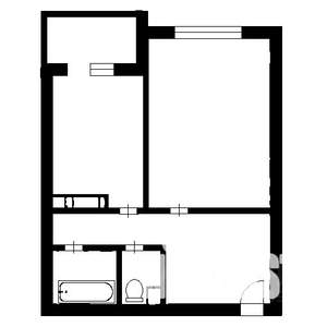 1-к квартира, на длительный срок, 54м2, 9/19 этаж