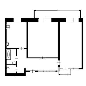 2-к квартира, на длительный срок, 60м2, 12/17 этаж