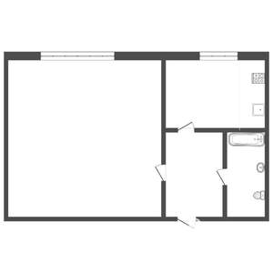 1-к квартира, на длительный срок, 41м2, 14/17 этаж