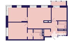 2-к квартира, на длительный срок, 72м2, 14/17 этаж