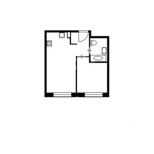 1-к квартира, на длительный срок, 40м2, 19/25 этаж