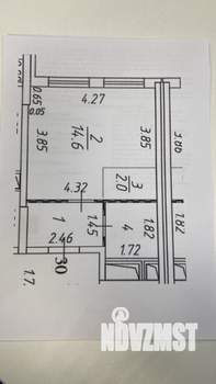 Студия квартира, на длительный срок, 23м2, 3/9 этаж