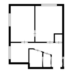 2-к квартира, на длительный срок, 40м2, 4/9 этаж