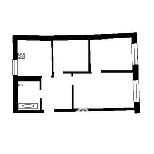 3-к квартира, на длительный срок, 70м2, 3/9 этаж