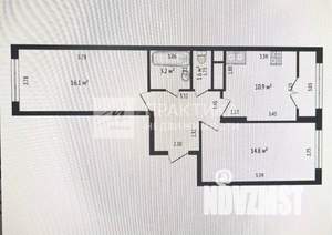 2-к квартира, на длительный срок, 55м2, 13/24 этаж