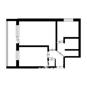 2-к квартира, на длительный срок, 37м2, 3/9 этаж