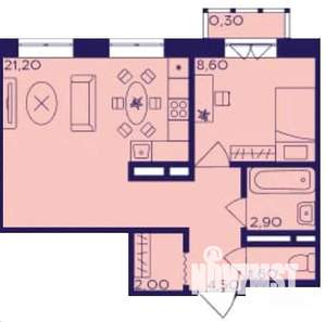 2-к квартира, на длительный срок, 72м2, 14/17 этаж