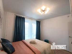 1-к квартира, посуточно, 44м2, 9/17 этаж
