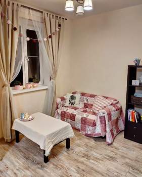 Студия квартира, на длительный срок, 35м2, 2/3 этаж