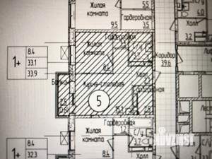 1-к квартира, на длительный срок, 39м2, 6/17 этаж