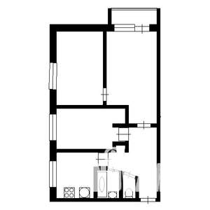 3-к квартира, на длительный срок, 55м2, 5/5 этаж