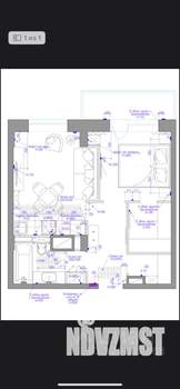 1-к квартира, на длительный срок, 39м2, 16/16 этаж