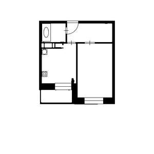 1-к квартира, на длительный срок, 32м2, 2/17 этаж