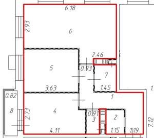 2-к квартира, вторичка, 57м2, 11/21 этаж