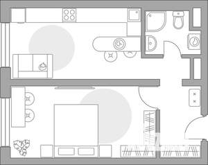 1-к квартира, вторичка, 40м2, 2/17 этаж