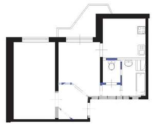 1-к квартира, вторичка, 38м2, 9/16 этаж