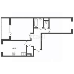 2-к квартира, вторичка, 58м2, 15/17 этаж