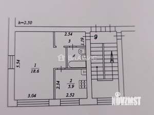 1-к квартира, вторичка, 30м2, 3/4 этаж