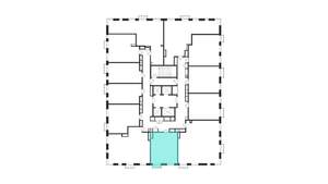 2-к квартира, вторичка, 36м2, 4/23 этаж