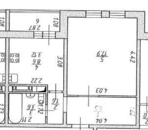 1-к квартира, вторичка, 38м2, 6/18 этаж