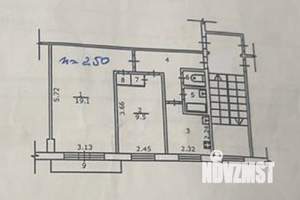 2-к квартира, вторичка, 46м2, 3/5 этаж