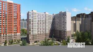 2-к квартира, строящийся дом, 37м2, 21/22 этаж